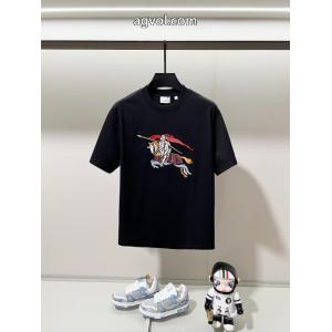 バーバリー上質感2026人気新色が登場半袖Tシャツブランド 偽物 激安 通販