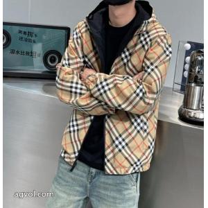 BURBERRYリッチな印象に先行入手ジャケットを両面コピー ブランド 優良