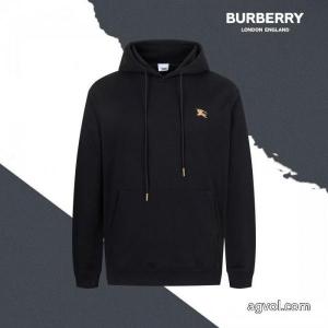 BURBERRY小紋小紋刺繍ドローコードフードパーカー