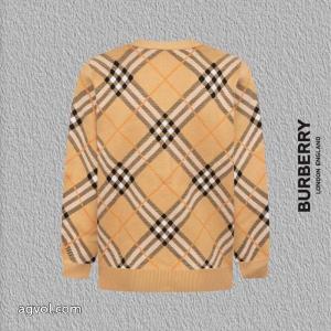 BURBERRYバーバリーのストライプニットカーディガンコート