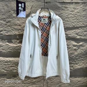 Burberry Burberry Burberry Barbori BBR秋の定番ピュアカラー刺繍戦馬ジャケット
