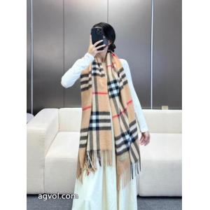 BURBERRYバーバリー爆金定番小格子大ストール男女兼用