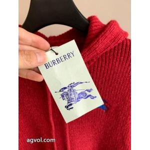 通販 ブランドキャップ付きセーター販路限定モデルクラシックな雰囲気のトップスBURBERRY