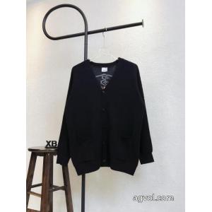 Burberryバーバリーバックウォーマーニットカーディガンセーターのコート