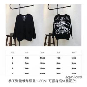 Burberryバーバリーバックウォーマーニットカーディガンセーターのコート