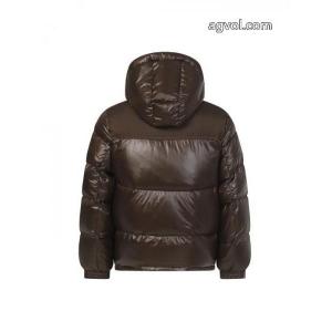 Burberry衝突カラーテープアルファベットロゴ入りフードダウンジャケット