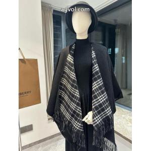 burberryクラシック英倫格両面マントストールマフラー