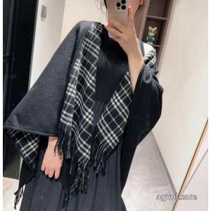 burberryクラシック英倫格両面マントストールマフラー
