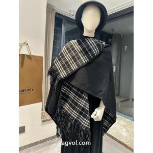 burberryクラシック英倫格両面マントストールマフラー