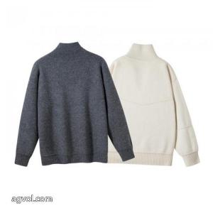 BURBERRY軍馬刺繍ジッパーニットカーディガンコート