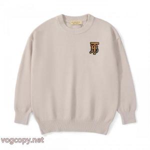 BURBERRY歯ブラシ刺繍ロゴニットセーター