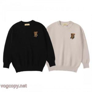 BURBERRY歯ブラシ刺繍ロゴニットセーター