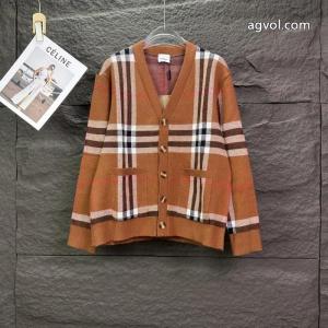 BURBERRYブランド 偽物セーターコート華やかムードを演出して HOT低価 新作限定極上エレ女