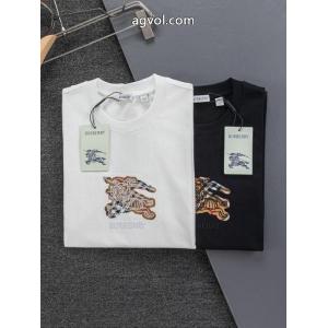 完売必須　限定SALE ファションスタイルが演出する ギフト最適期間限定BURBERRY半袖Tシャツブランド 通販 激安