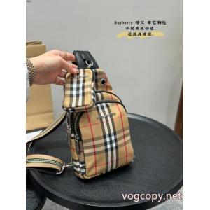 BURBERRYブランド 偽物 激安柔らかい色調 新作販売開始 上品な質感胸バッグ