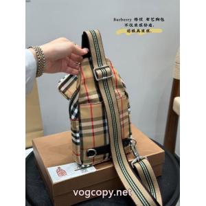 BURBERRYブランド 偽物 激安柔らかい色調 新作販売開始 上品な質感胸バッグ
