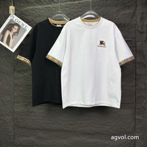 バーバリーブランド 通販店HOT送料無料 清涼感あるカジュアル 人気売れ筋商品半袖Tシャツ