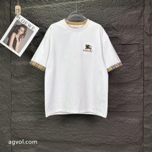 バーバリーブランド 通販店HOT送料無料 清涼感あるカジュアル 人気売れ筋商品半袖Tシャツ