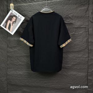 バーバリーブランド 通販店HOT送料無料 清涼感あるカジュアル 人気売れ筋商品半袖Tシャツ