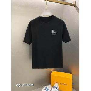 ブランド コピー 通販冬季新作品 国内配送ギフトにも 存在感絶大スタイル半袖TシャツBURBERRY