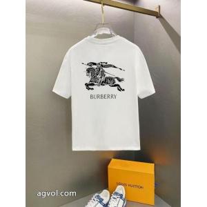 ブランド コピー 通販冬季新作品 国内配送ギフトにも 存在感絶大スタイル半袖TシャツBURBERRY