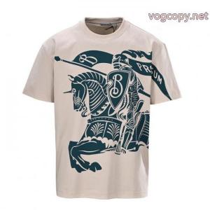 BURBERRY高級感演出 大好評 秋冬人気が爆発スーパー コピー 安心半袖Tシャツ