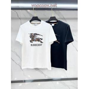偽物 ブランド ショップバーバリー2026最安値！ ファッションスタッズ モード感の高い半袖Tシャツ