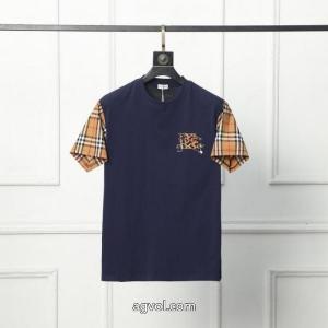 コピー ブランド半袖Tシャツ今年っぽいトレンド商品 最終セール ジュアル感強めの着BURBERRY