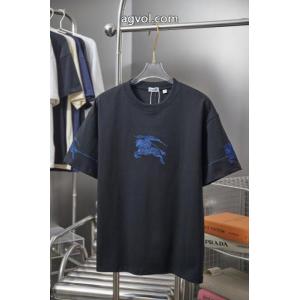 コピー 商品 ブランド半袖TシャツBURBERRY抜け感スゴイ 注目度が高いアイテム 個性的 