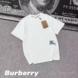 完売間近 新作限定極上エレ女 上品カジュアルな雰囲気に半袖TシャツBURBERRYブランド 偽物 激安
