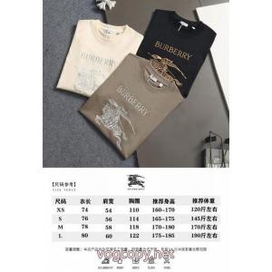 逆シーズンセール 通勤の定番 活躍アイテムBURBERRY半袖Tシャツブランド 品 激安 通販