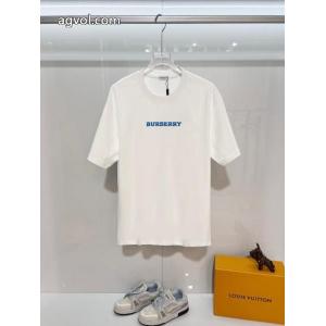 BURBERRY激安 通販 ブランド半袖Tシャツ高品質で綺麗 新品登場 昨年も人気のアイテム新品