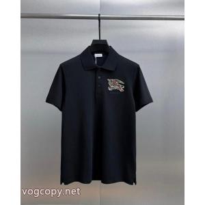 発表の新作モデル フィット感のある 綺麗な半袖poloTシャツBURBERRYブランド スーパー コピー 通販