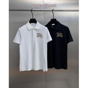 発表の新作モデル フィット感のある 綺麗な半袖poloTシャツBURBERRYブランド スーパー コピー 通販