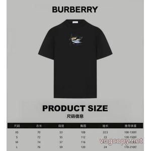 今年新作登場 円高還元Sale 肌触りのいい  偽物 ブランド 販売半袖TシャツBURBERRY
