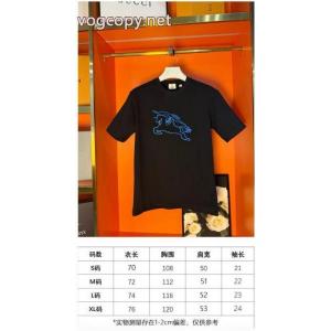 スーパー コピー 安心バーバリー半袖Tシャツ高品質な 大人気の夏季限定発売中 雑誌掲載