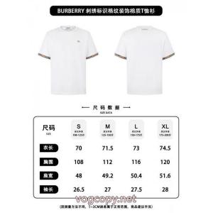 良好品 人気定番 超軽量BURBERRY半袖Tシャツ偽 ブランド