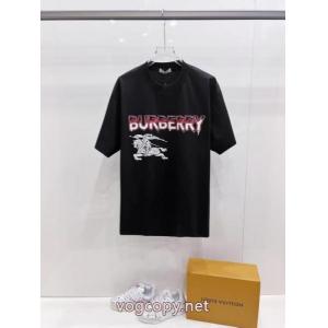 コピー ブランド 販売BURBERRY半袖Tシャツ新作 クリスマス人気商品 耐久性に優れ