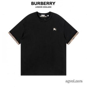 偽物 ブランド 激安半袖TシャツBURBERRY夏らしい品格が漂う ハイクオリティー 完売必至