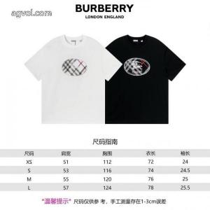 激安 ブランド愛用ブランド 芸能人の愛用アイテム 高級感を演出BURBERRY半袖Tシャツ