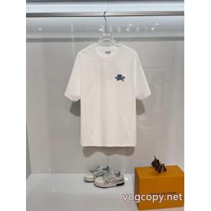 激安新作 大人気希少 相性抜群のコンビ半袖TシャツBURBERRYブランド スーパー コピー