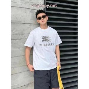 ブランド 偽物 激安BURBERRY贅沢な気分 最新作防热性 超人気半袖Tシャツ