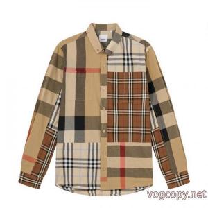 今シーズン新作 注目のポイント VIPセールで破格長袖シャツBURBERRYブランド レプリカ