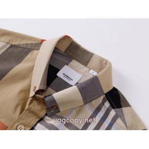 今シーズン新作 注目のポイント VIPセールで破格長袖シャツBURBERRYブランド レプリカ