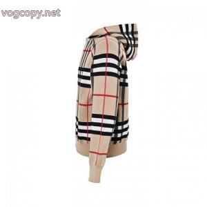Burberry/バーバリー定番チェック柄リバーシブルバックレースサテンジャケット