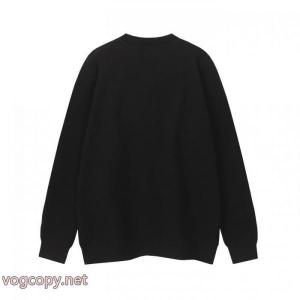 burberry/バーバリーの新定番ウール混紡スリーブヘッド丸首ニットセーター