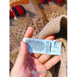 Burberry/バーバリー2026秋冬新作丸首ニットセーター