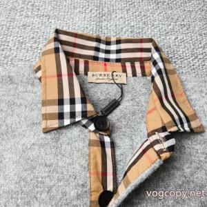 BURBERRYバーバリー歯ブラシ刺繍ロゴシャツ襟ニットカーディガンコート
