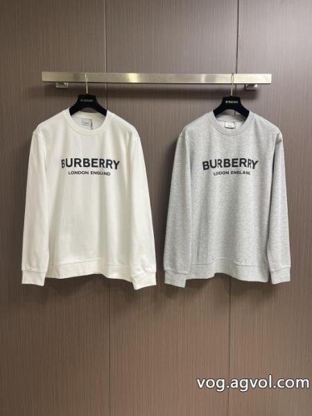 burberry2025秋冬新作ラウンドネックアルファベットプリントパーカー 0 