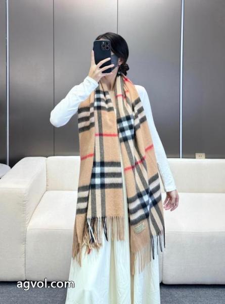 BURBERRYバーバリー爆金定番小格子大ストール男女兼用 1
